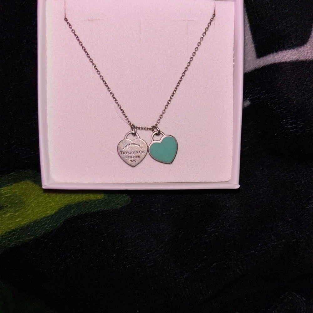 Mini Tiffany Heart Pendant Necklace